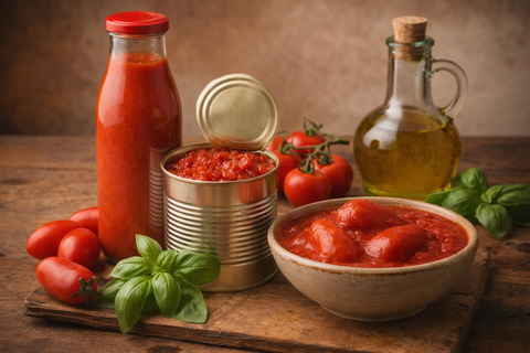 italienische tomaten passata polpa pelati unterschied