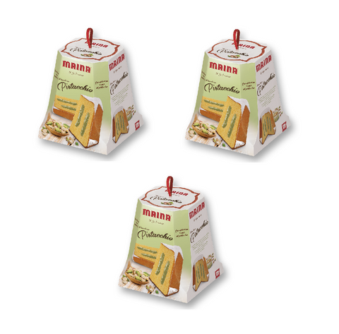 Maina Pandoro il Golosone Pistacchio Pandoro mit Pistaziengeschmack 3x 750 g