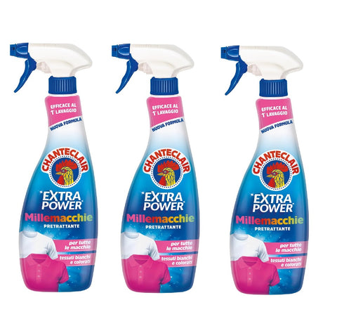 3x ChanteClair Pretrattante Millemacchie gegen Flecken auf Textilien spray 500 ml