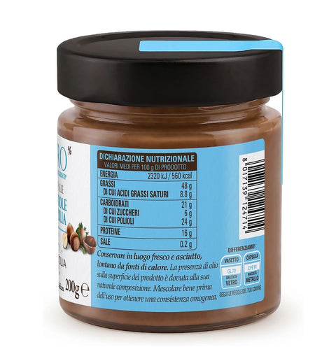 6x Agrisicilia Crema alle Nocciole di Sicilia Zero Zuccheri Aggiunti Sizilianische Haselnusscreme ohne Zuckerzusatz 200 g