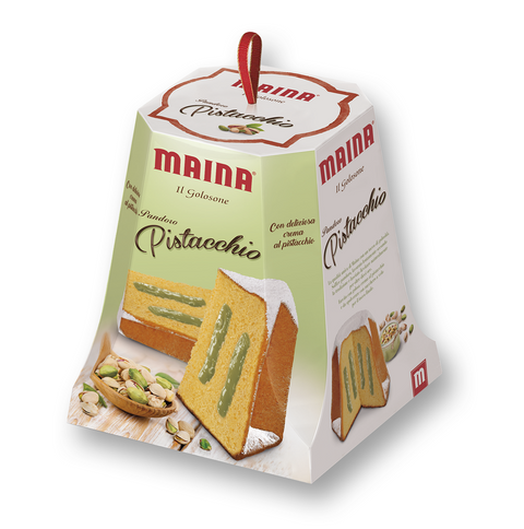 Maina Pandoro il Golosone Pistacchio Pandoro mit Pistaziengeschmack 4x 750 g