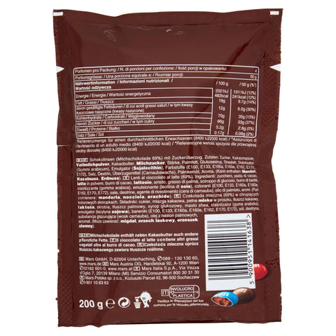 10x M&M's Chocolate Schokoladenkonfetti 200 g
