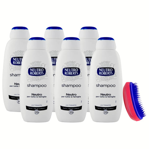 Ad Trend Neutrales Shampoo für die ganze Familie 6 Packungen 450 ml italienisch Original