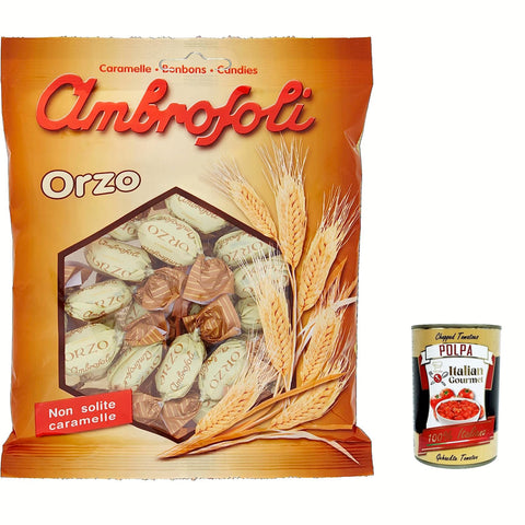 Ambrosoli Caramelle Orzo Gerstenbonbons sweet 150 g 3x italienisch Original Pastasauce + kostenlos polpa 400 g