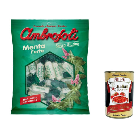 Ambrosoli Frucht- & Kräuterbonbons Ambrosoli Caramelle Menta Forte Münzbonbons sweets 6x 150g italienisch Original 8006450022496