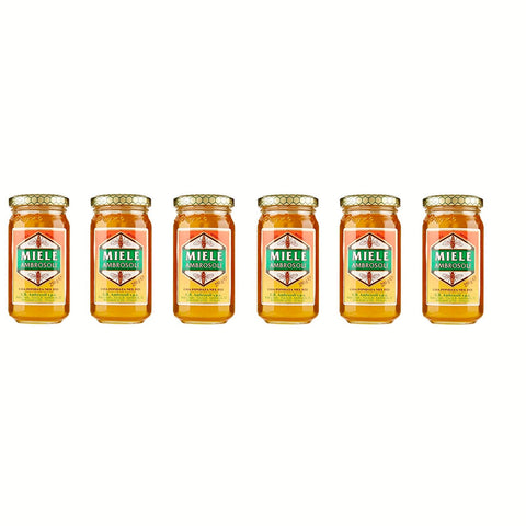 Ambrosoli Miele millefiori Orangenblüten Honig aus Italien 6x250g Original italienisch Aufstrich