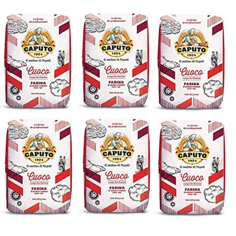 Antimo Caputo Farina Molino Caputo Cuoco chief Pizza Napoli Pizzamehl Pizza Mehl 1 kg 6x italienisch Original