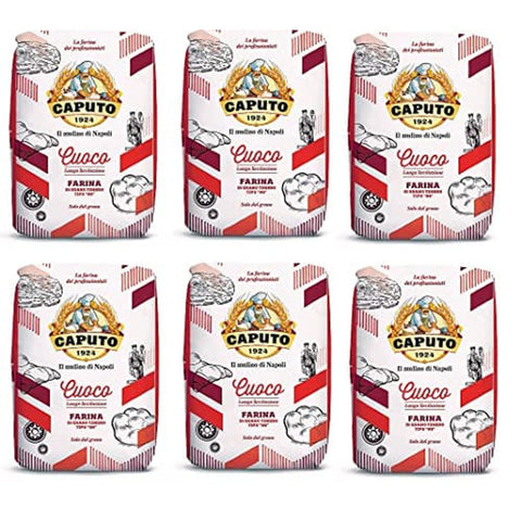 Antimo Caputo Brot Antimo Caputo Farina Molino Caputo Cuoco chief Pizza Napoli Pizzamehl Pizza Mehl 1 kg 6x italienisch Original