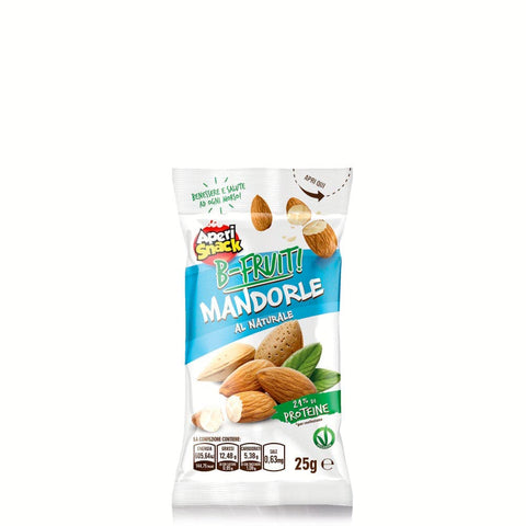 Aperisnack Patatine Chips Aperisnack B-Fruit Mandorle Naturali Sgusciate Naturbelassene, geschälte Mandeln, 20 Einzelportionen à 25 g