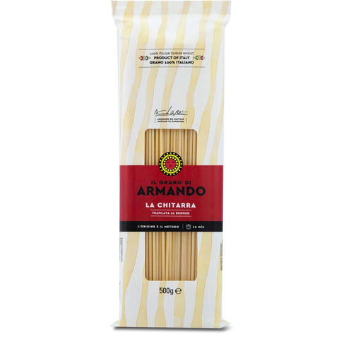 Armando Il Grano Di Armando La Chitarra Italienischer Weizen Bronze gezeichnet 100% Italienische Pasta 500 g 12x italienisch Original
