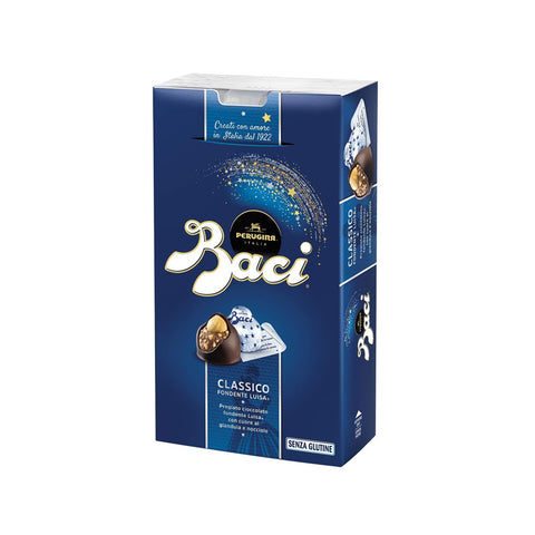 Baci Perugina Dunkle Pralinen gefüllt mit Gianduia und ganzen Haselnüssen 2x200 g italienisch Original Schokolade