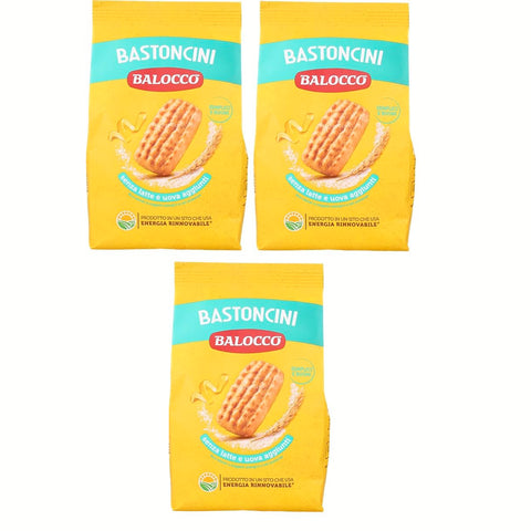 Balconi Balocco Bastoncini Kekse mit Zitronennote zum Frühstück 350 g biscuits cookies italienisch Original