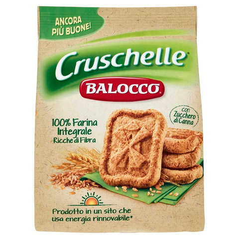 Balocco Kekse Balocco Cruschelle Biscotti con farina integrale e zucchero di canna Kekse mit Vollkornmehl und braunem Zucker biscuits cookies 100% Italienische Kekse 700g Original italienisch 8001100067025