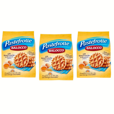 Balocco Kekse Balocco Pastefrolle Biscotti con latte italiano e uova fresche Kekse mit italienischer Milch und frischen Eiern biscuits cookies 100% Italienische Kekse 350 g italienisch Original 8001100067179