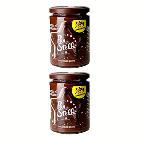 Pan di Stelle Crema 2x330g Original italienisch Haselnuss