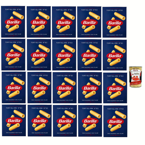 Barilla Tortiglioni n° 83, Pasta 100% italienisch Nudeln aus Hartweizengrieß 500 g Packung Internationale Nudeln Original
