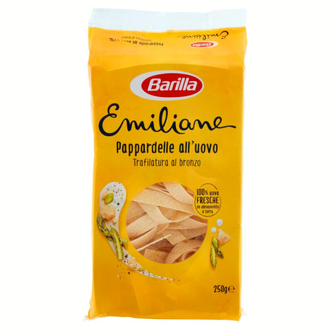 Barilla Emiliane Pappardelle all'uovo Nudeln mit ei 250 gr Original italienisch