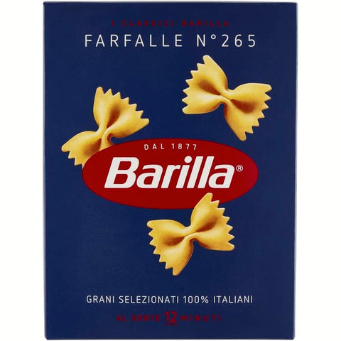 Barilla Internationale Nudeln Barilla Pasta Farfalle Nr. 265 italienisch Nudeln 500 g pack Original italienisch 8076800000139
