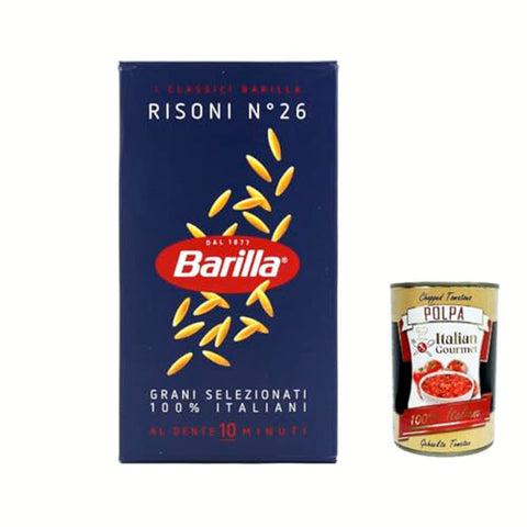 Barilla Internationale Nudeln Barilla Pasta Risoni Nr. 26, 100% italienisch Nudeln 500 g pack Internationale Nudeln Original 8076800315264