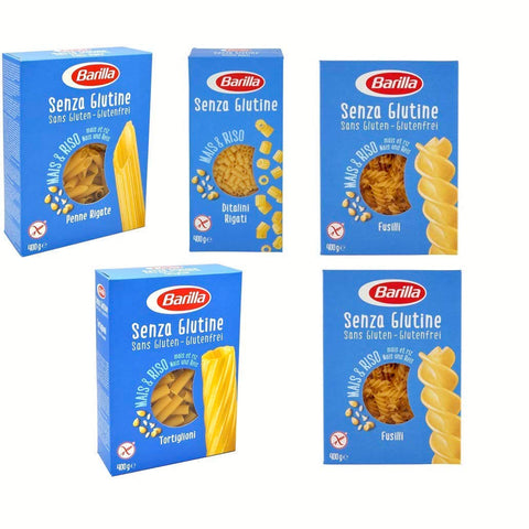 Barilla TESTPAKET senza Glutine Glutenfrei pasta nudeln 5x400g Original italienisch