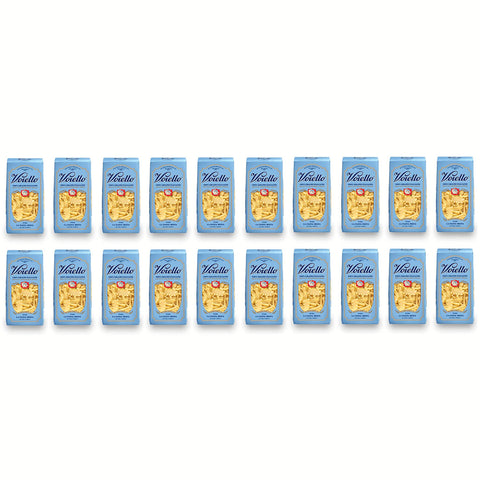 Voiello La Pasta Mista n°126 Pasta 100% Italienischer Weizen Teigwaren aus Hartweizengrieß Bronze Zeichnung 20x500g Original italienisch