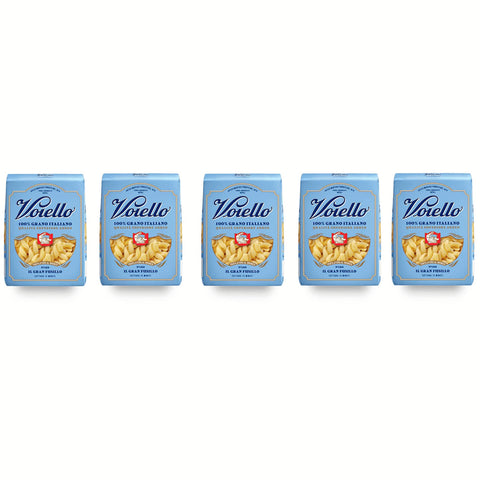 Voiello Il Gran Fusillo n°180 Pasta 100% Italienischer Weizen Bronze Zeichnung 5x500g Original italienisch