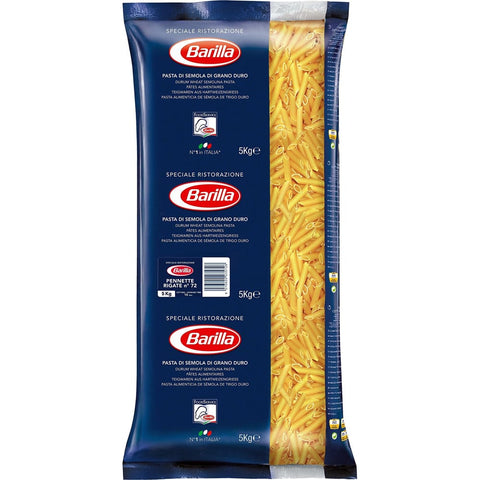 Barilla Hartweizen Pasta Pennette Rigate n. 72 1er Pack ( 1 x 5 kg italienisch Original