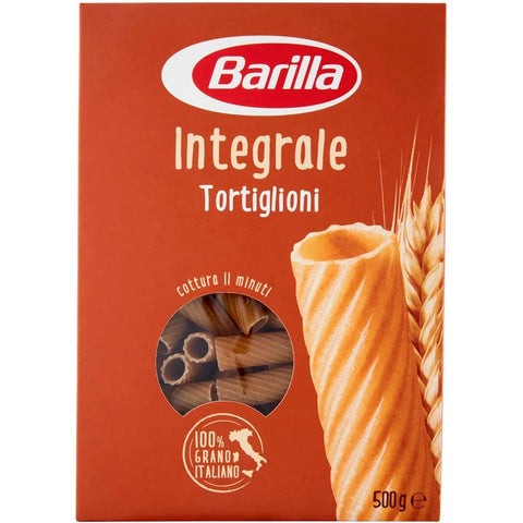 Barilla Kurze Pasta Barilla Pasta Tortiglioni integrali Vollkorn italienisch Nudeln 500 g 10x Original italienisch 8076809531184
