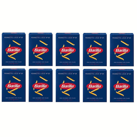 Barilla Pasta Pennette Lisce Nr. 69 Nudeln Pack 10x500g Original italienisch