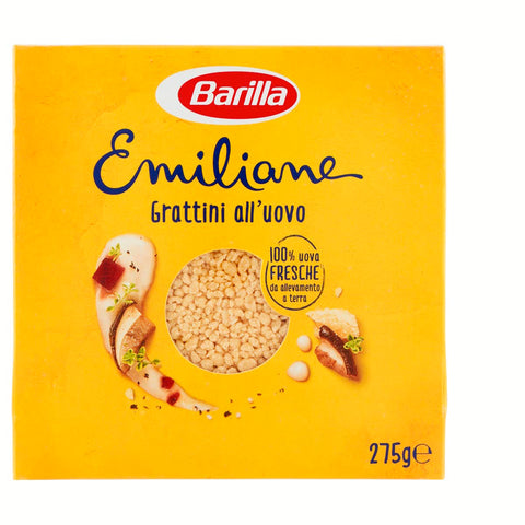 Barilla Emiliane Grattini all'uovo n.113 Nudeln mit ei 275 g 20x italienisch Original Nudelgericht