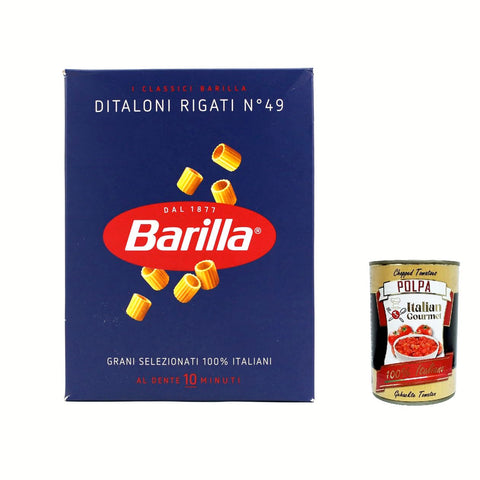 Barilla Pasta Ditaloni rigati Nr. 49 italienisch Nudeln 500 g pack Nudelgerichte Original