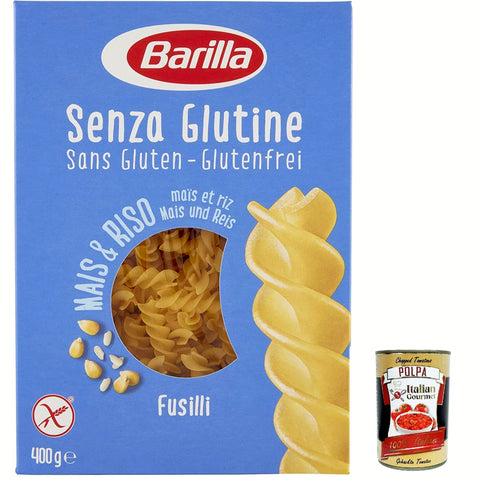 Barilla Fusilli senza Glutine Glutenfrei pasta nudeln aus Reis und Mais 10x400g Original italienisch