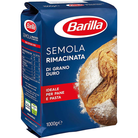 Barilla Semola Di Grano Duro Rimacinata Hartweizengries 1kg 12x Original italienisch