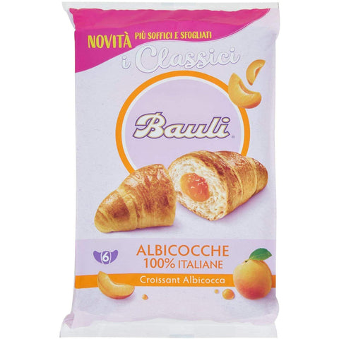 Bauli Cornetti Albicocca Croissant Aprikose brioche kuchen 100% Italienische Aprikosen (6 x 50 g) 300 g italienisch Original