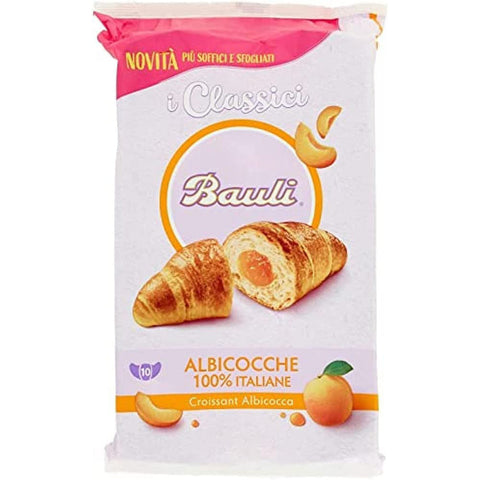 Bauli Cornetti Aprikose Croissant kekse brioche kuchen kakao 6x 50g marmelade 3x Original italienisch