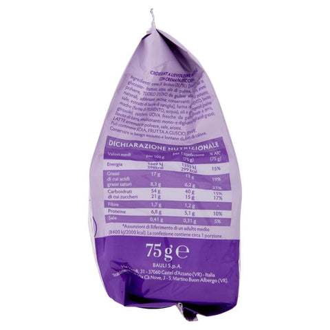 Bauli Snack Kuchen & Backwaren Bauli Extragolosi Mini Croissant con Vaniglia del Madagascar mini snack Croissant mit Madagaskar Vanille Knabberartikel 18x 75g italienisch Original 8001720445371