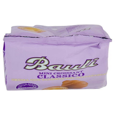 Bauli Snack Kuchen & Backwaren Bauli Extragolosi Mini Croissant con Vaniglia del Madagascar mini snack Croissant mit Madagaskar Vanille Knabberartikel 18x 75g italienisch Original 8001720445371