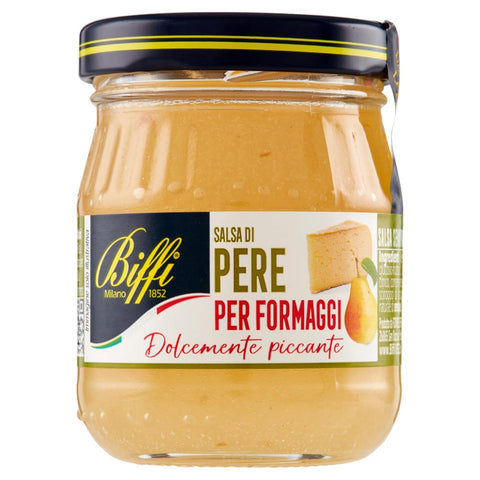 Biffi Milano 1852 Senf Biffi Milano 1852 Birnen Senfsauce für Käse 12 er Pack ( 12 x 100 g italienisch Original 8009320038290