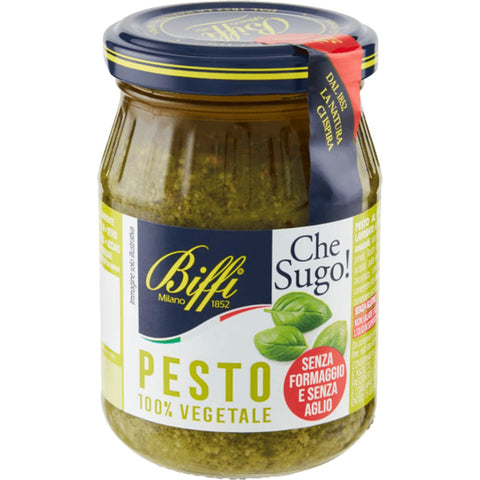 Biffi Pesto 3x Biffi Pesto alla genovese 100% Vegetale senza formaggio e senz'aglio 100 % pflanzlich, ohne Käse, aber mit unverwechselbarem Geschmack 190 g 8009320037774