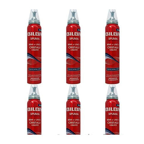 Bilba Spuma Haar Extra Starker Halt Leinsamen und Flüssigkristalle 6 x Original italienisch