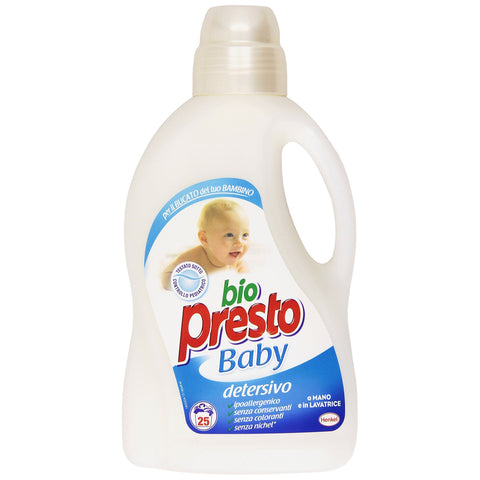 Bio PResto Baby, Waschmittel handgefertigt und Waschmaschine - - [Pack 3] 1500 ml Original italienisch
