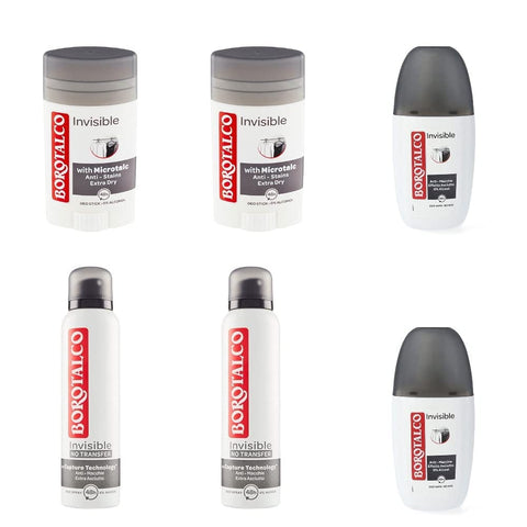 Borotalco Deo Borotalco Invisible Deodorant Testpaket Deo Stick Vapo spray Original Fresh italien italienisch 80858065