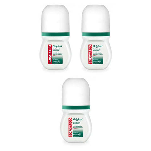 Borotalco Deo Borotalco ROBERTS deo roll-on Original italienisch 50ml ohne Alkohol deoroller Haut 3x italienisch 80453000