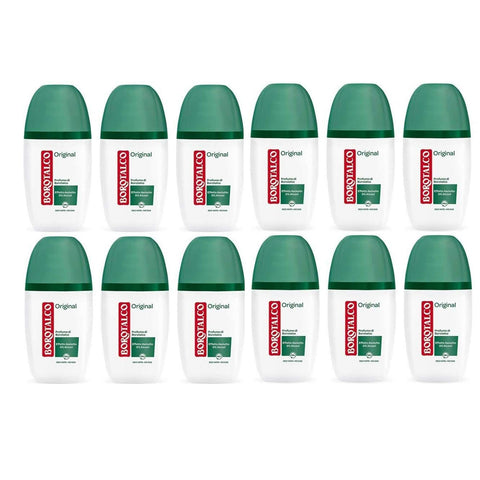 Borotalco Set 12 Deodorante Vapo 75 Original Cura del Corpo italienisch