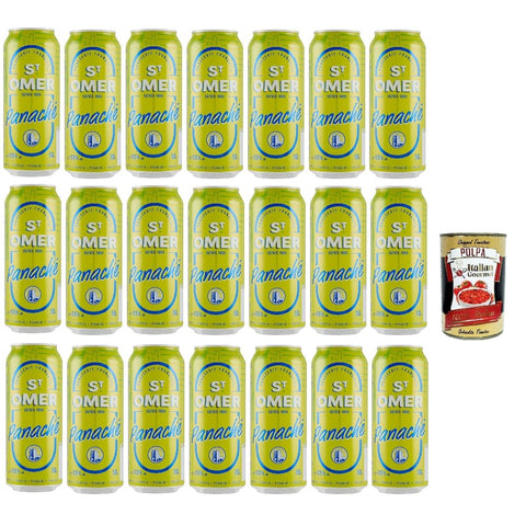 Brasserie Francaise Bier Brasserie Francaise Panache' De Saint-Omer Dosen Bier- und Limonaden getränk Prozentsatz des Alkohols pro Volumen: 0 50% 24x50 cl italienisch Original 3162330060158