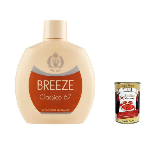 Breeze Deo Breeze Classico 67 Deodorante Squeeze Classico 67 Deodorant Squeeze ohne Gas und ohne Aluminiumsalze 3x 100 ML italienisch Original 8003510017829