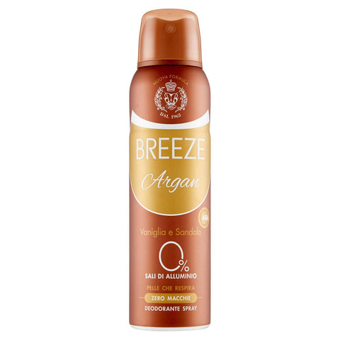 Breeze | Deospray Argan 1x150 ml italienisch Original Deodorant