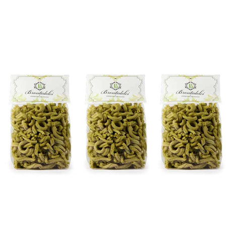 Brontedolci Casarecce al Pistacchio Hartweizengrieß Pasta Pistazienpaste 3x500g Original italienisch