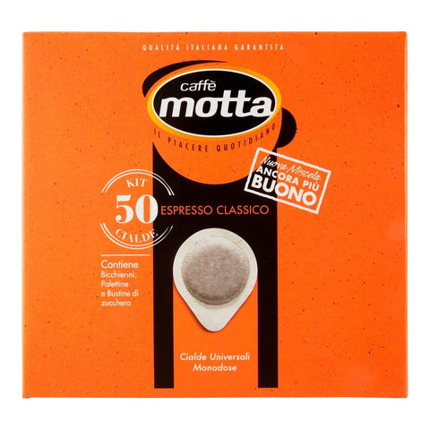 CAFFE' MOTTA Kapseln & Pads CAFFE' MOTTA Kaffee Motta Espresso Einweg Waffeln 50 Waffeln 50 50 x 7 g italienisch Original 8029997500050