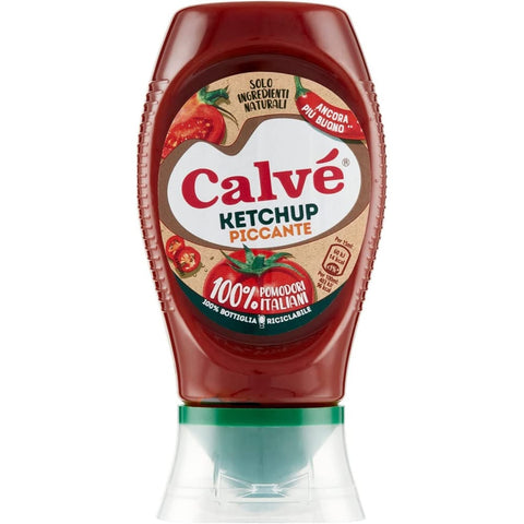 Calvè Ketchup Calvè Calvé GEWÜRZ KETCHUP piccante Fritessoße Soße Sauce 250ml 6x Original italienisch 8712100404078